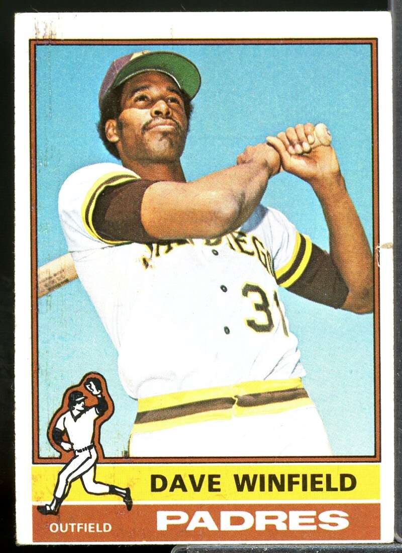Dave Winfield Card 1976 Topps #160  Image 1
