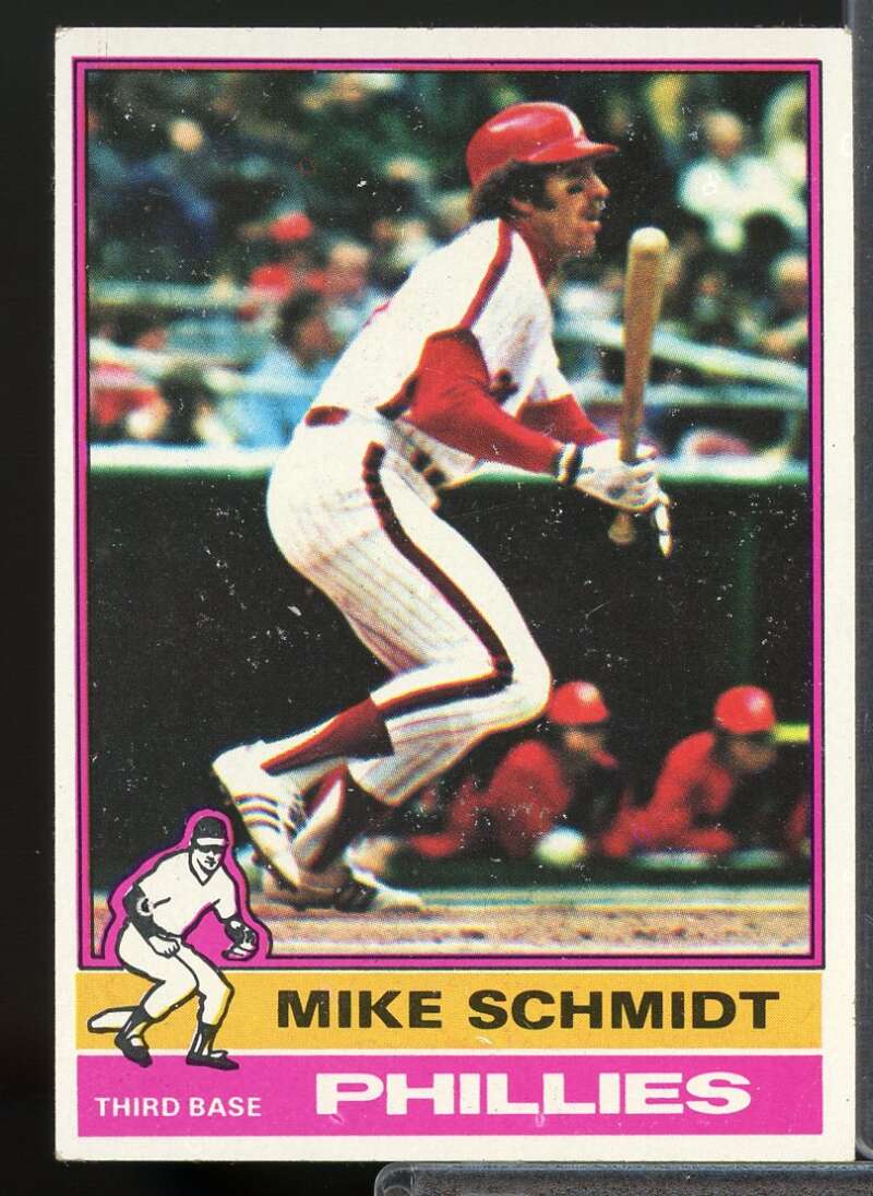 Mike Schmidt Card 1976 Topps #480  Image 1