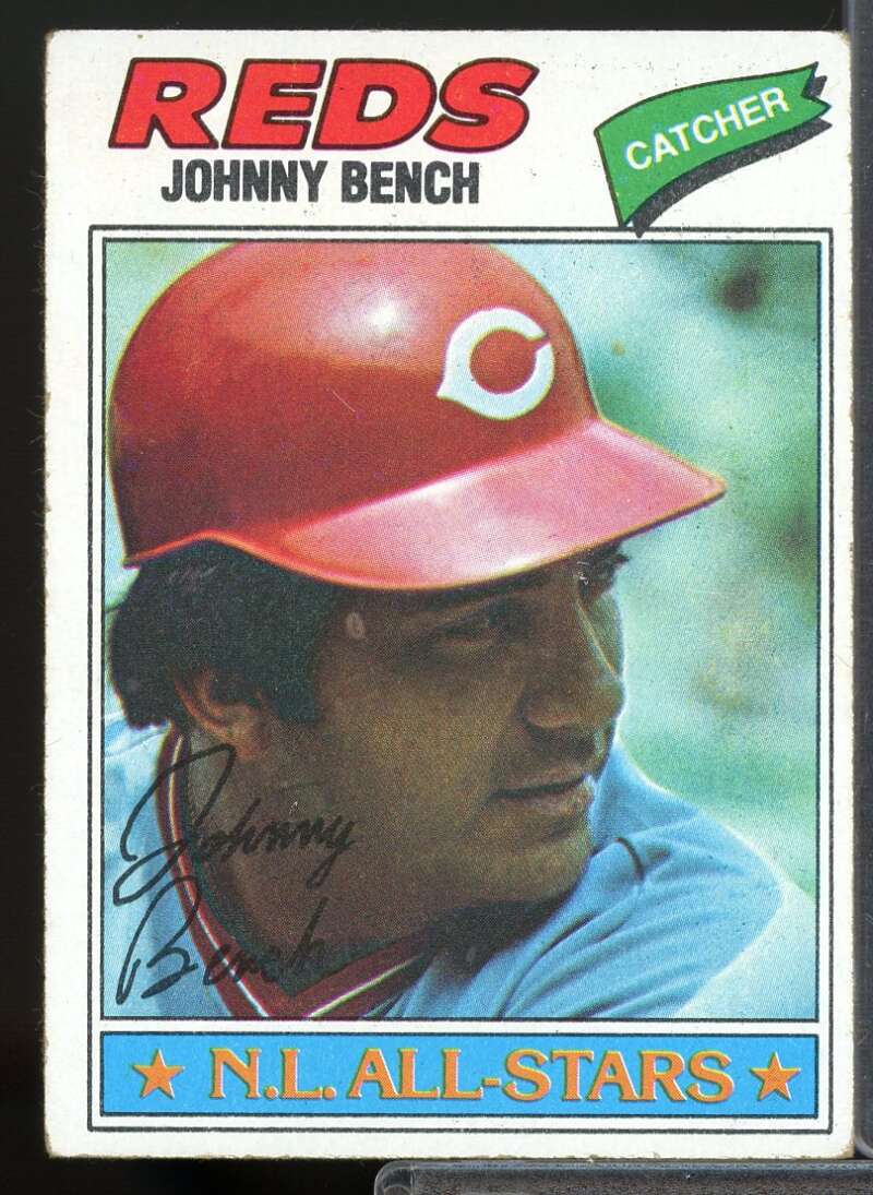 Johnny Bench Card 1977 Topps #70  Image 1