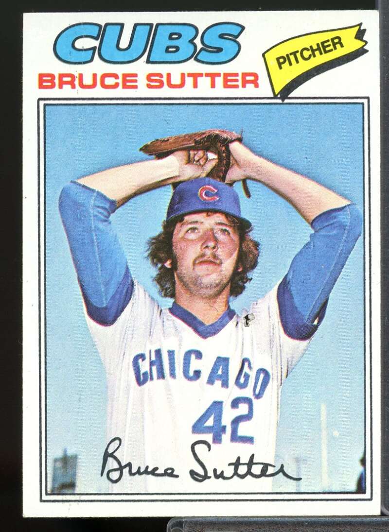Bruce Sutter Rookie Card 1977 Topps #144  Image 1