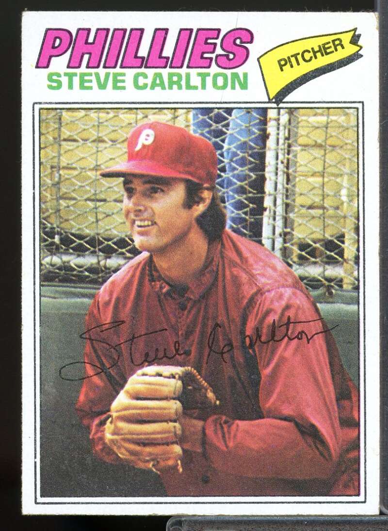 Steve Carlton Card 1977 Topps #110  Image 1