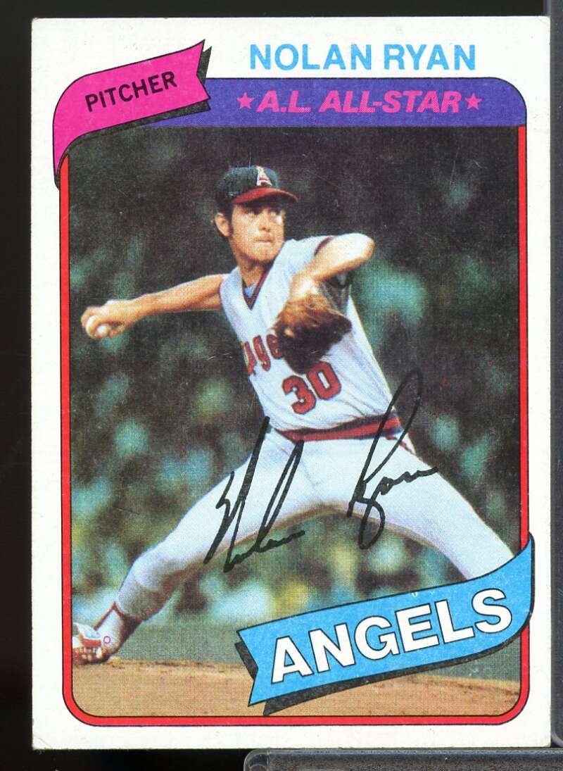Nolan Ryan Card 1980 Topps #580  Image 1