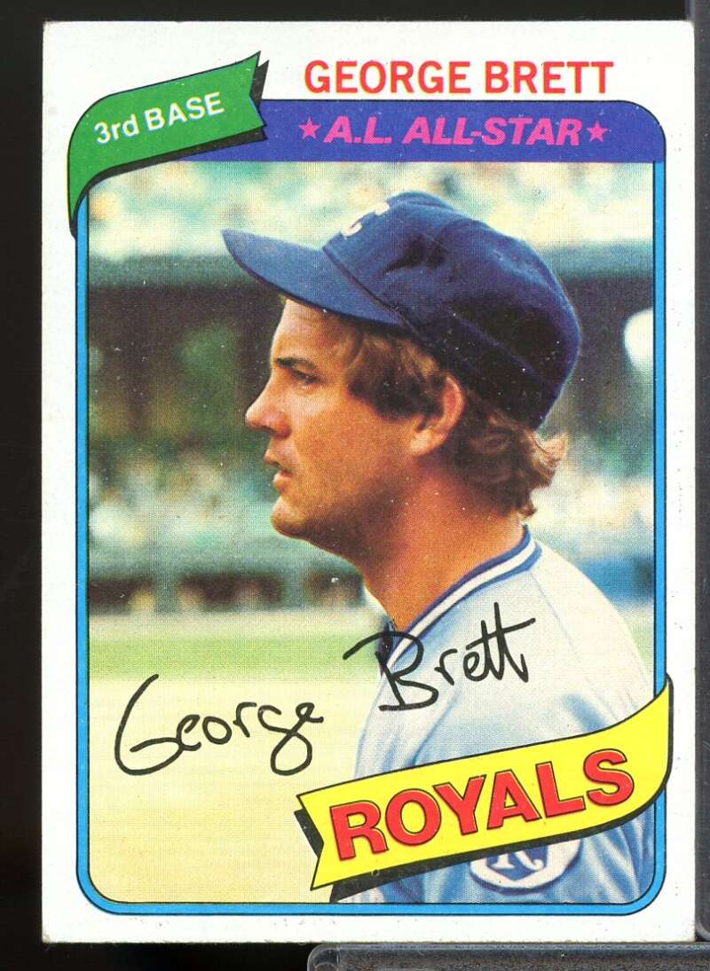 George Brett Card 1980 Topps #450  Image 1