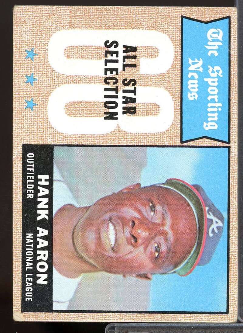 Hank Aaron AS Card 1968 Topps #370  Image 1