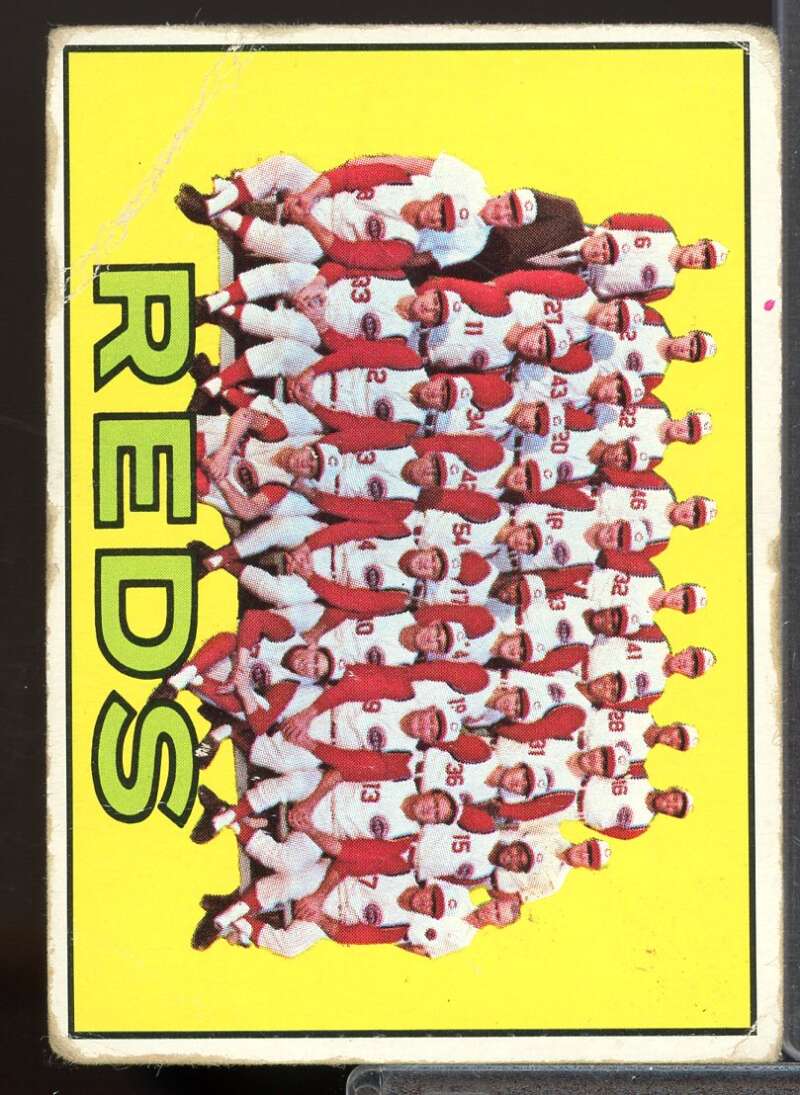 Cincinnati Reds TC Card 1967 Topps #407  Image 1