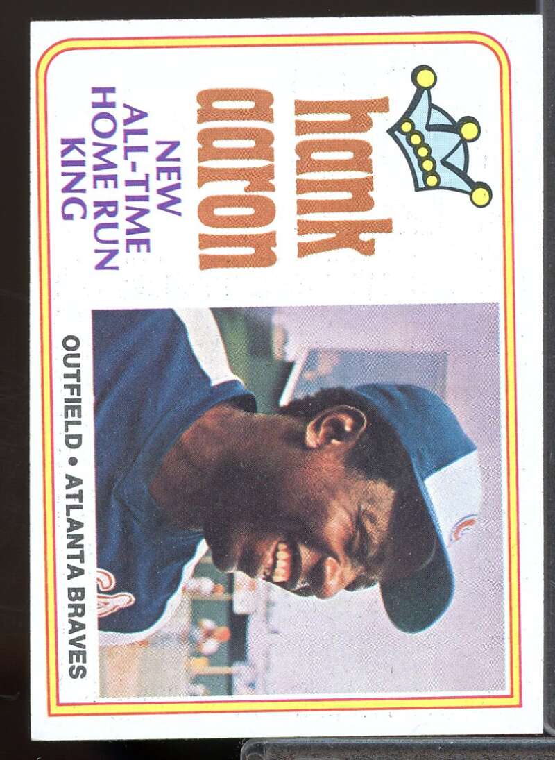 Hank Aaron 715 Card 1974 Topps #1  Image 1