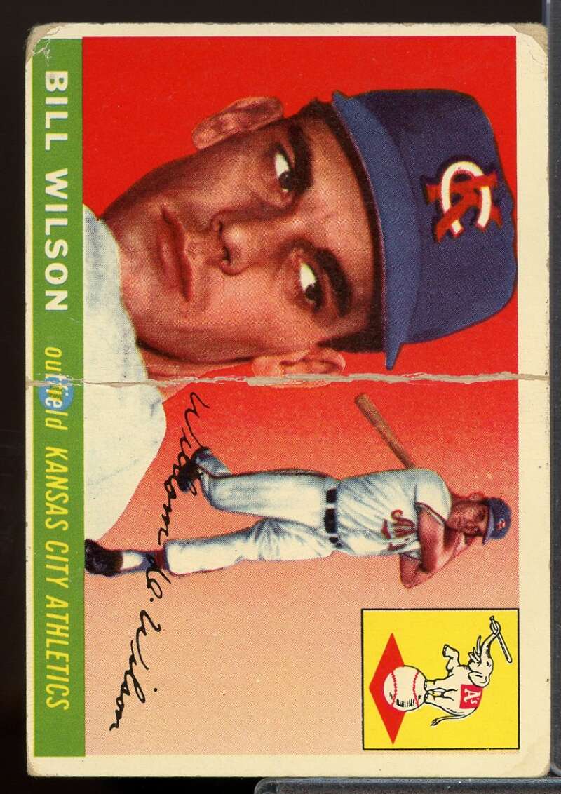 Bill Wilson Card 1955 Topps #86  Image 1