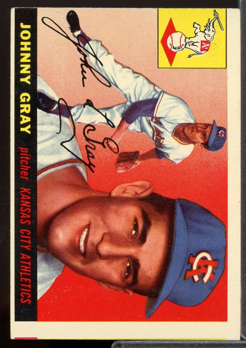 Johnny Gray Rookie Card 1955 Topps #101  Image 1
