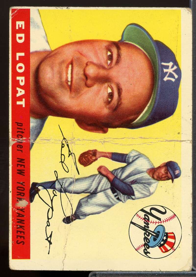 Ed Lopat Card 1955 Topps #109  Image 1