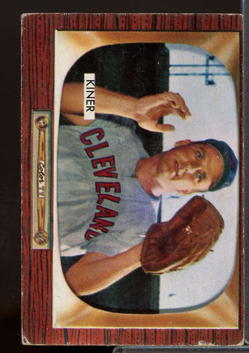 Ralph Kiner Card 1955 Bowman #197  Image 1