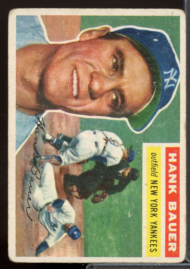 Hank Bauer Card 1956 Topps #177  Image 1