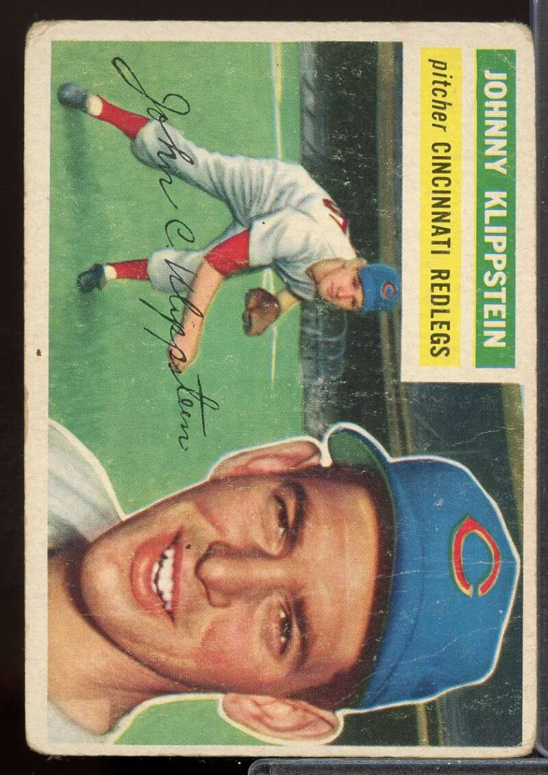 Johnny Klippstein Card 1956 Topps #249  Image 1