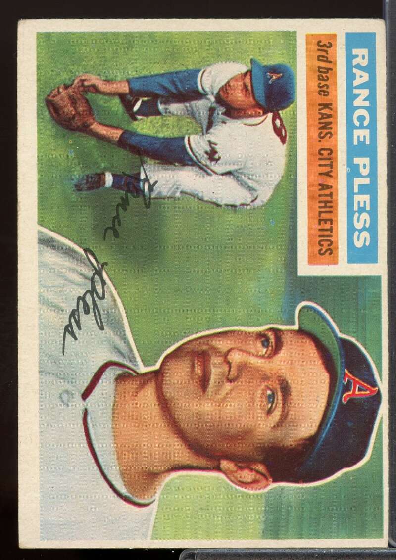 Rance Pless Rookie Card 1956 Topps #339  Image 1