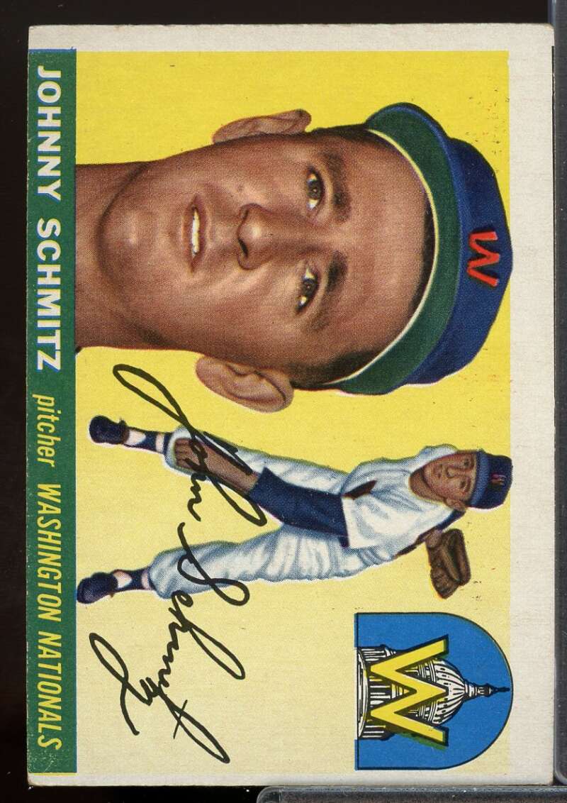Johnny Schmitz Card 1955 Topps #159  Image 1