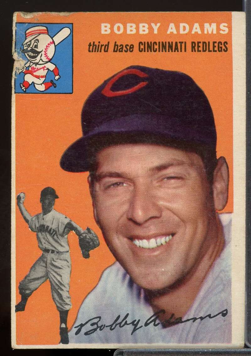Bobby Adams Card 1954 Topps #123  Image 1