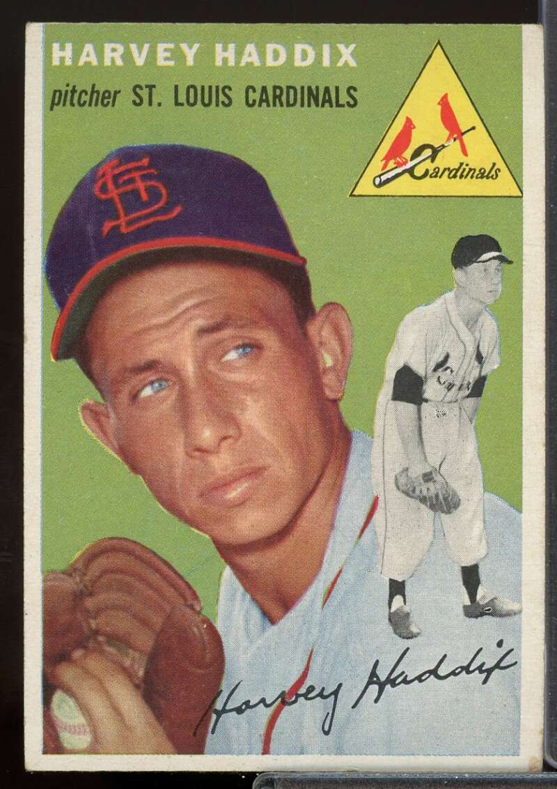 Harvey Haddix Card 1954 Topps #9  Image 1