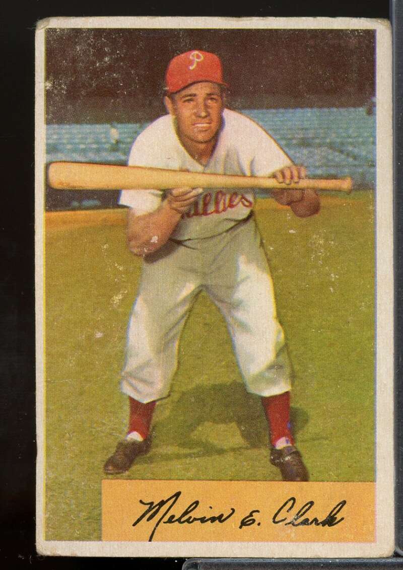 Mel Clark Card 1954 Bowman #175  Image 1