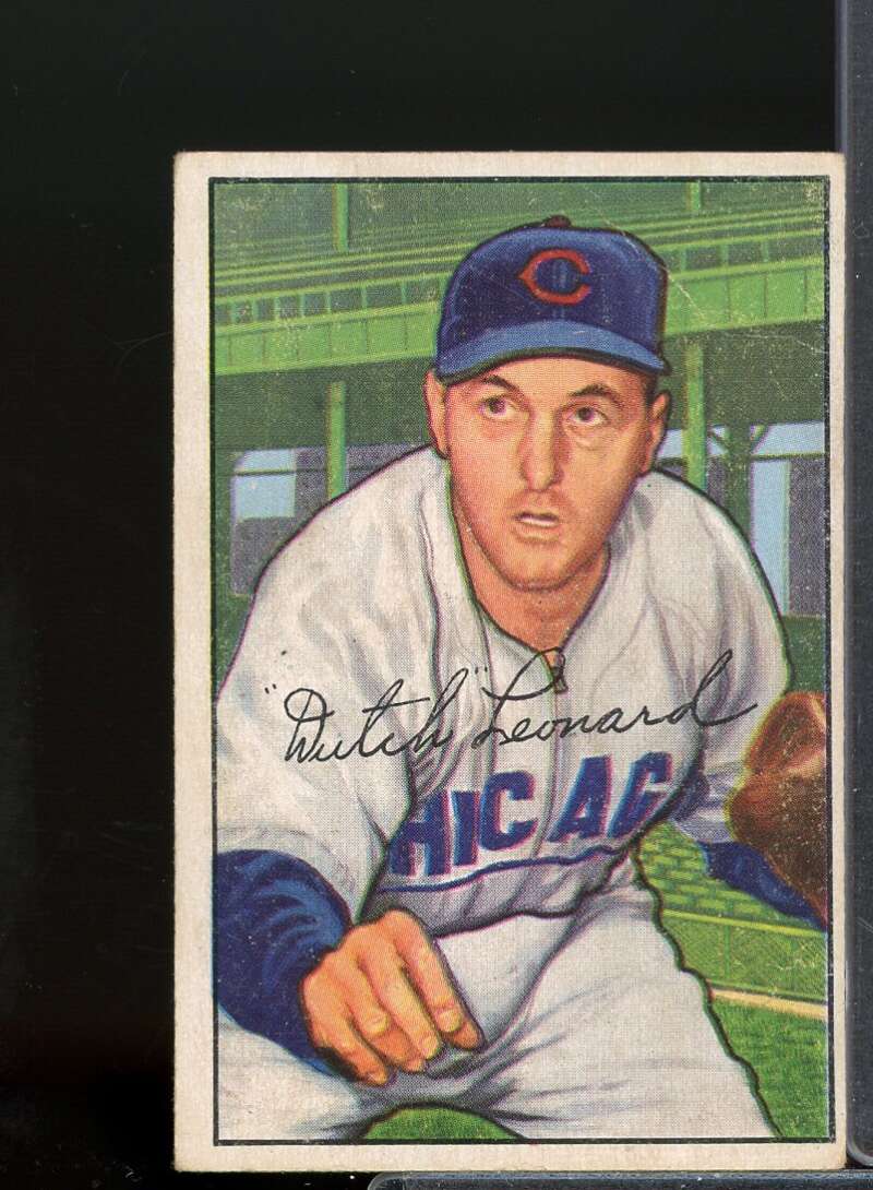 Dutch Leonard Card 1952 Bowman #159  Image 1