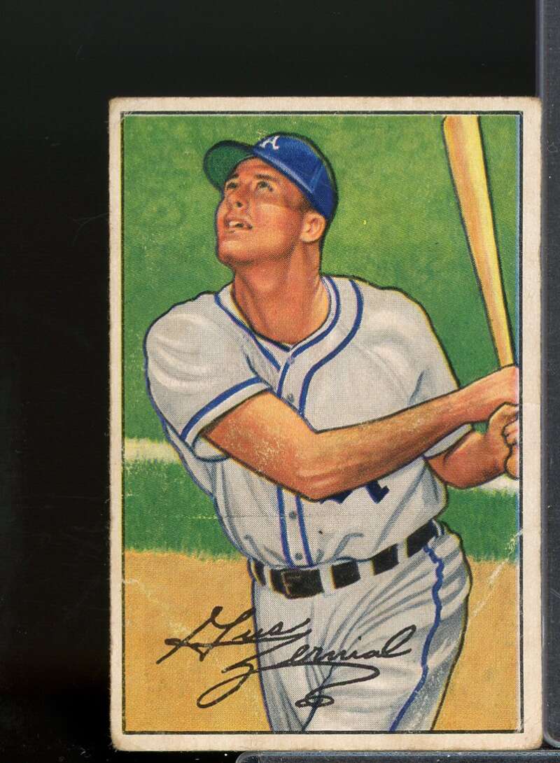 Gus Zernial Card 1952 Bowman #82  Image 1