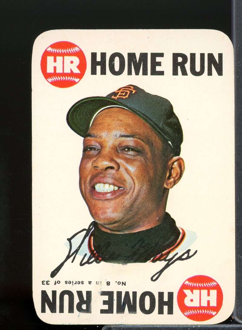 Willie Mays Card 1968 Topps Game #8  Image 1