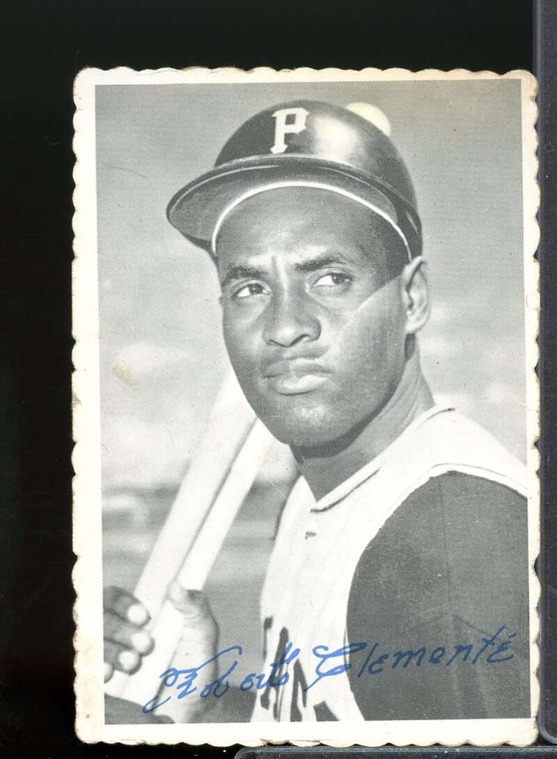 Roberto Clemente Card 1969 Topps Deckle Edge #27  Image 1