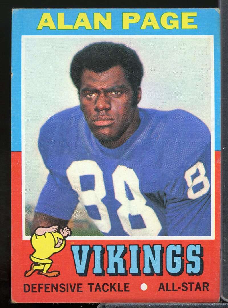 Alan Page Card 1971 Topps #71  Image 1