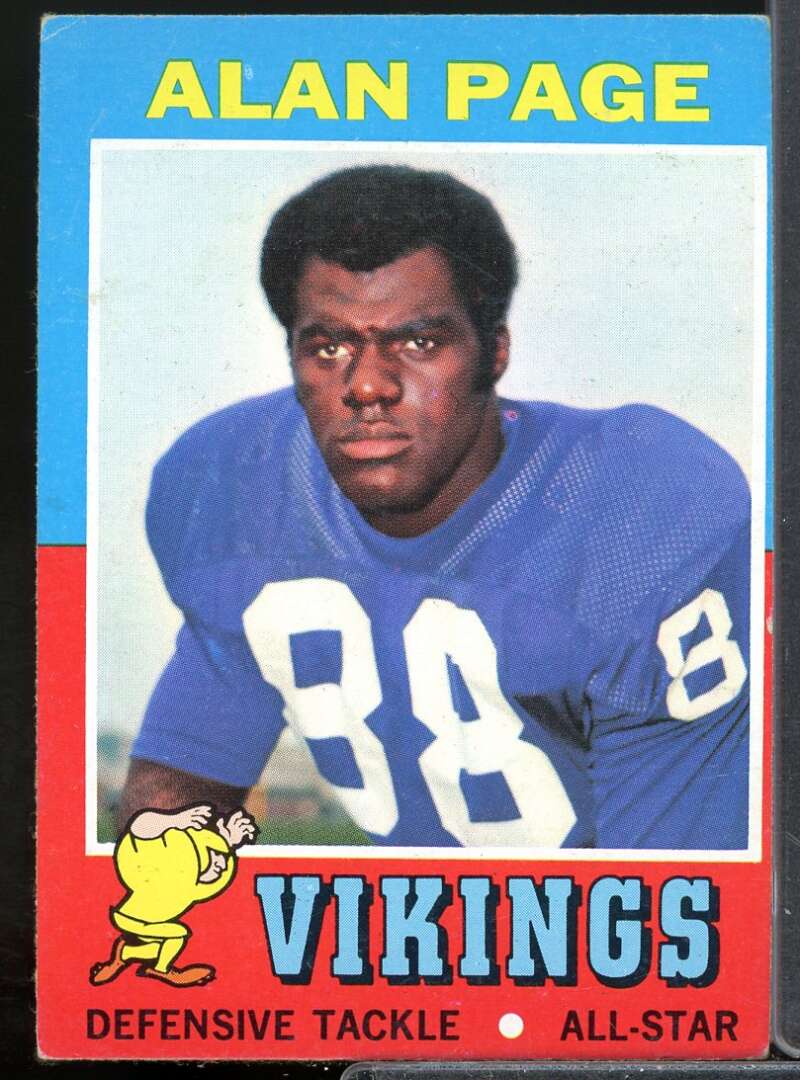 Alan Page Card 1971 Topps #71  Image 1