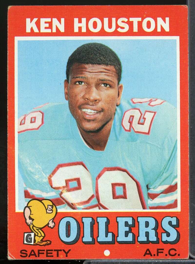 Ken Houston Rookie Card 1971 Topps #113  Image 1