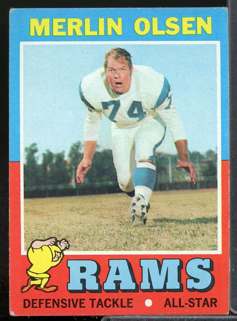 Merlin Olsen Card 1971 Topps #125  Image 1