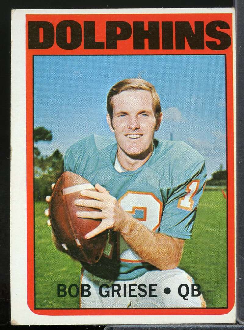 Bob Griese Card 1972 Topps #80  Image 1