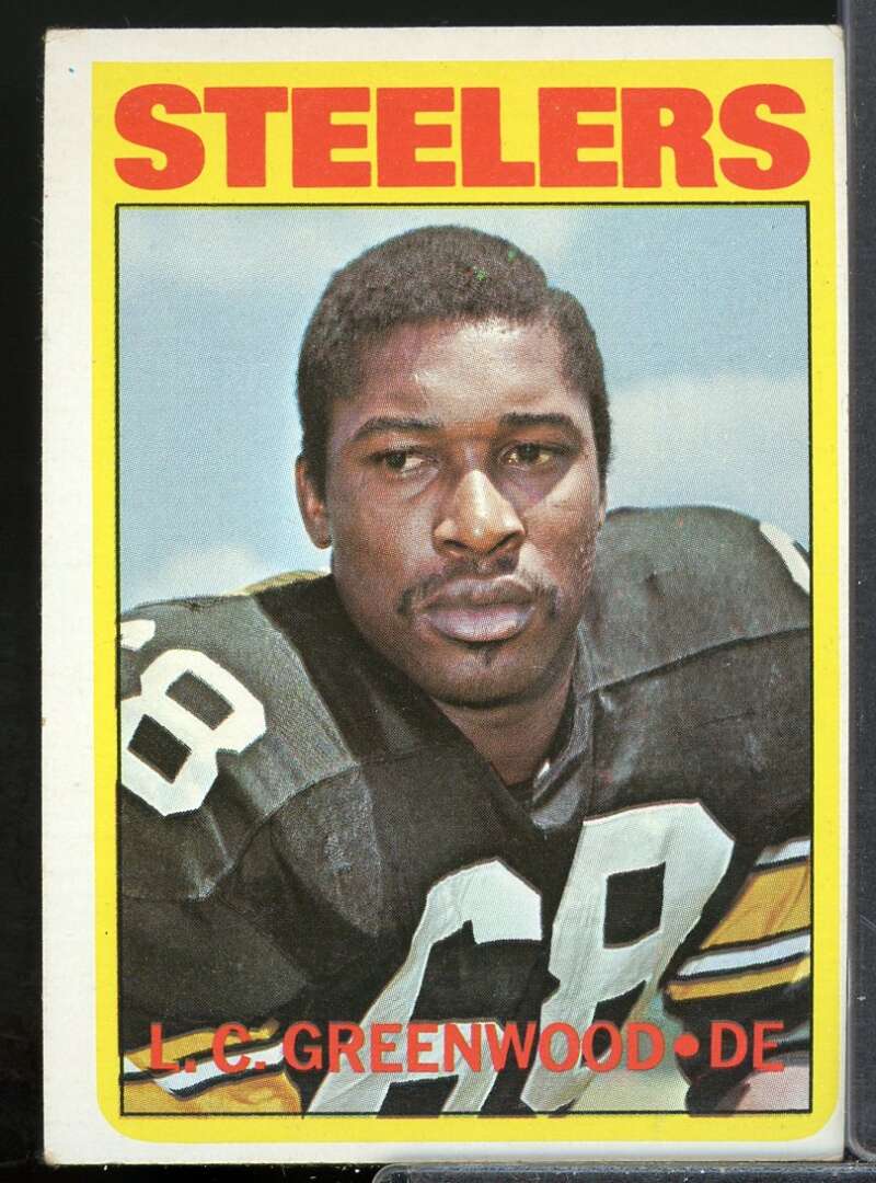 L.C. Greenwood Rookie Card 1972 Topps #101  Image 1