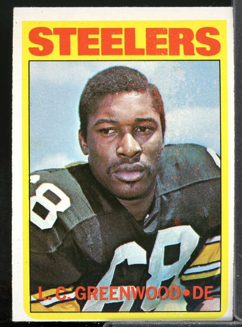 L.C. Greenwood Rookie Card 1972 Topps #101  Image 1