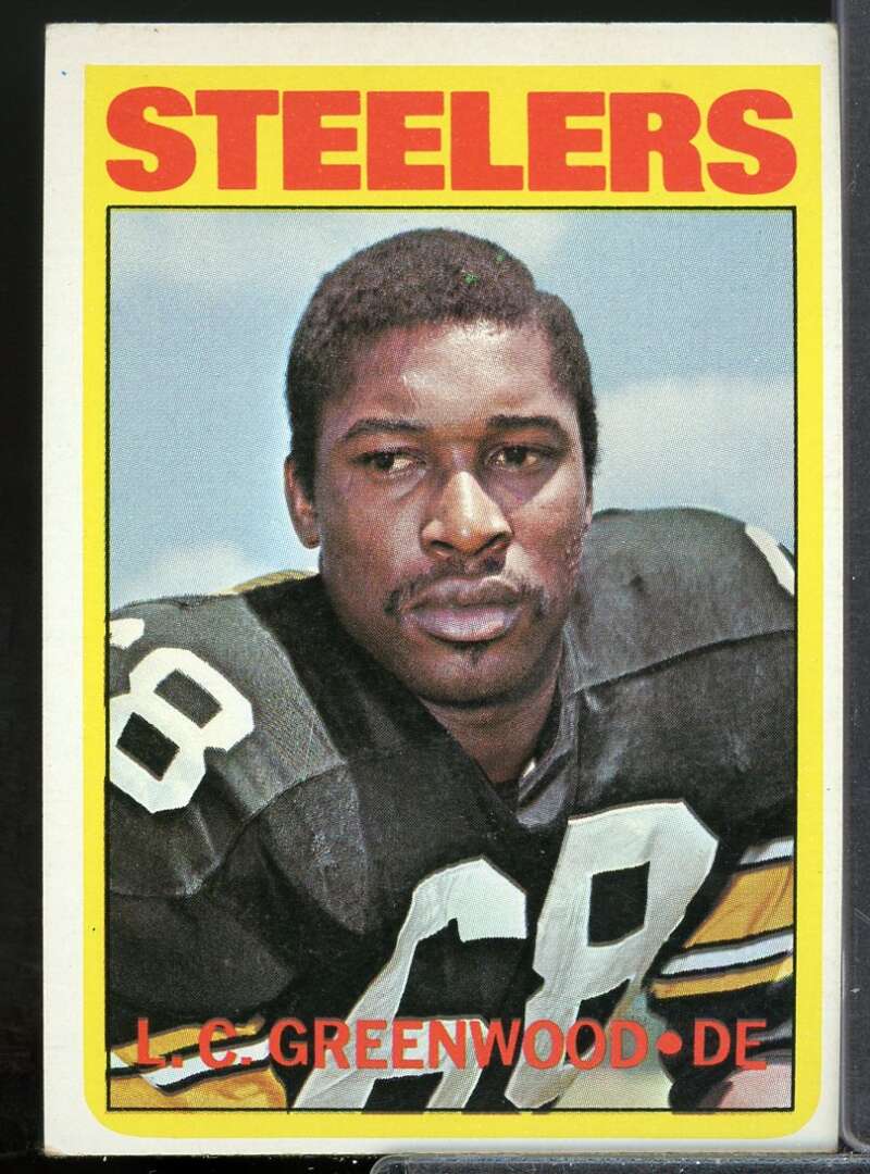 L.C. Greenwood Rookie Card 1972 Topps #101  Image 1