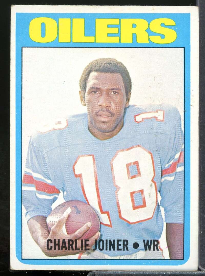 Charlie Joiner Rookie Card 1972 Topps #244  Image 1
