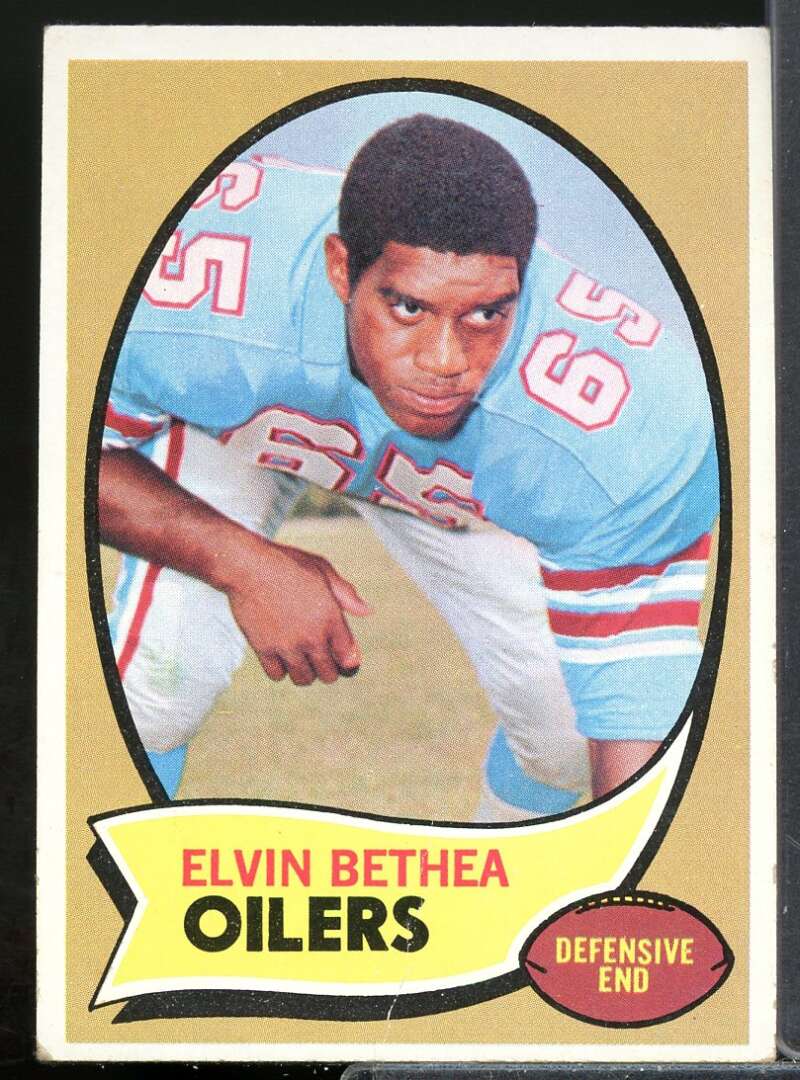 Elvin Bethea Rookie Card 1970 Topps #43  Image 1