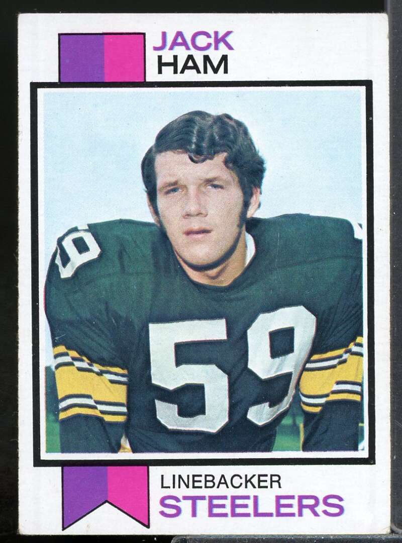 Jack Ham Rookie Card 1973 Topps #115  Image 1