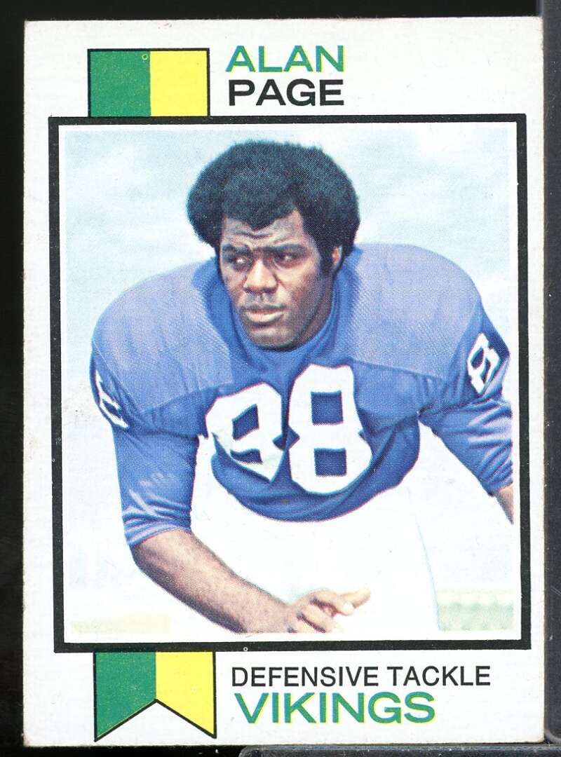 Alan Page Card 1973 Topps #30  Image 1