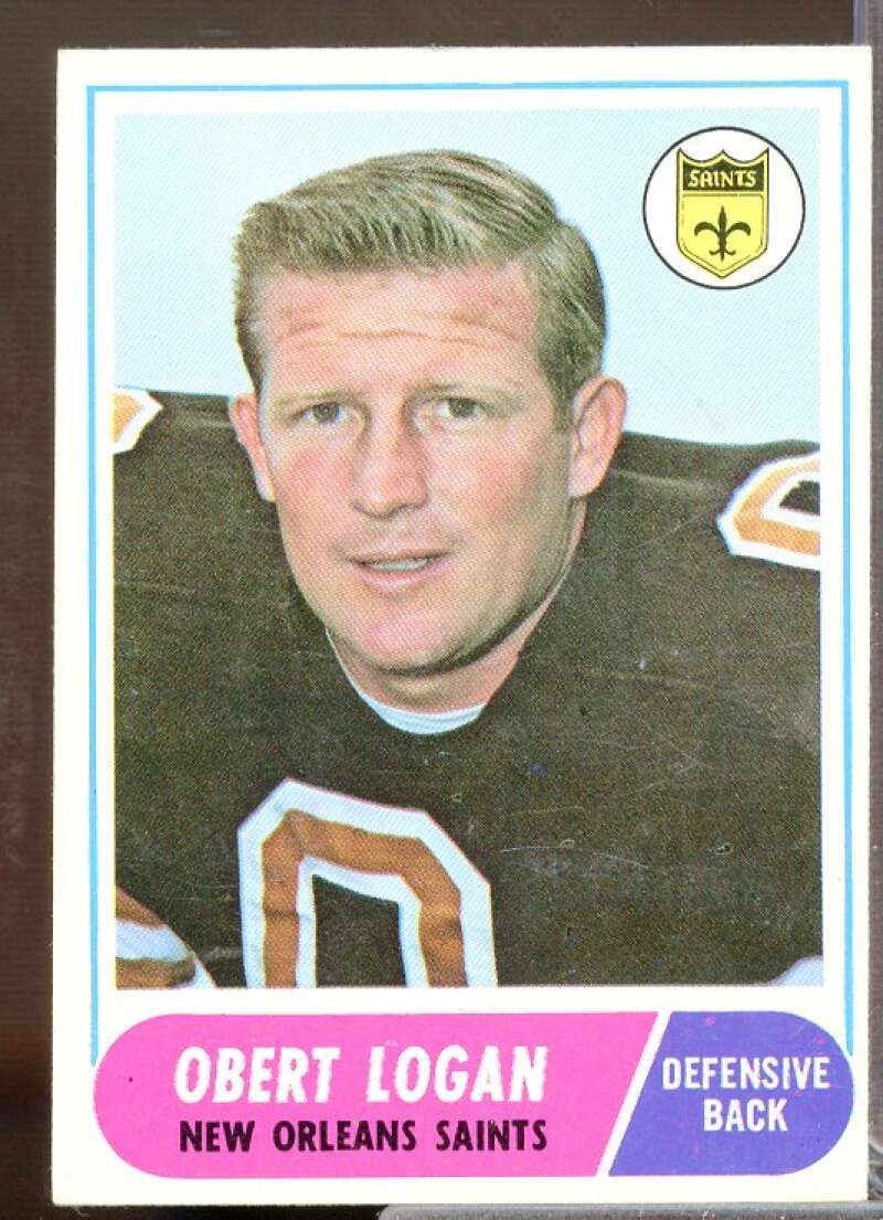 Obert Logan Card 1968 Topps #4  Image 1