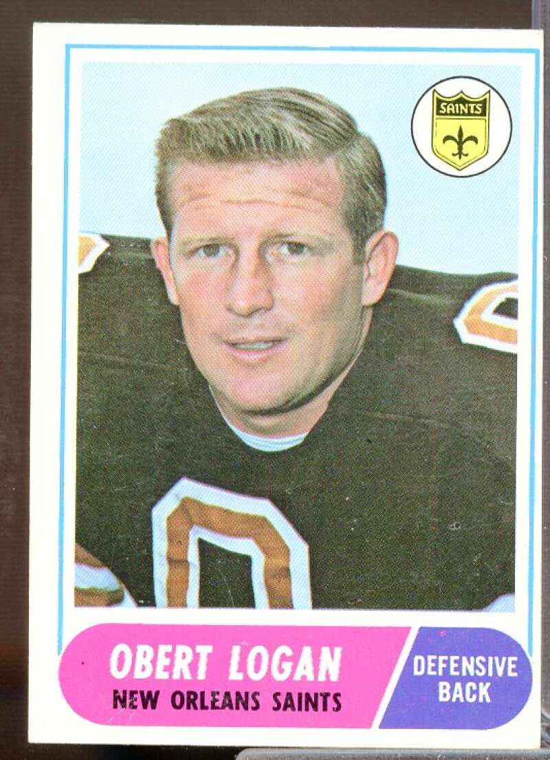 Obert Logan Card 1968 Topps #4  Image 1