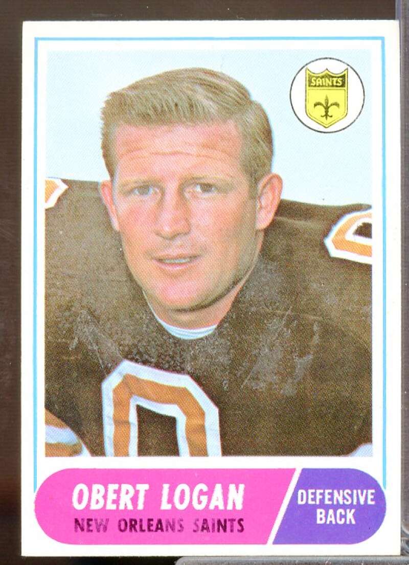 Obert Logan Card 1968 Topps #4  Image 1