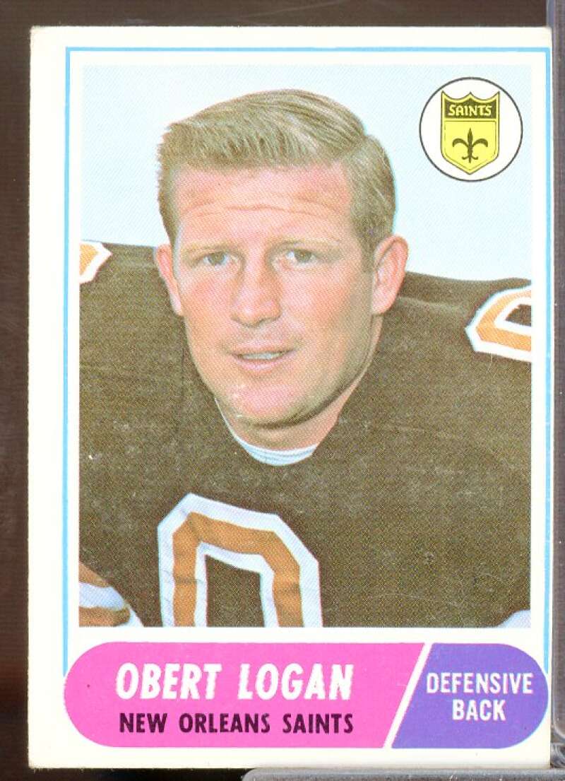 Obert Logan Card 1968 Topps #4  Image 1