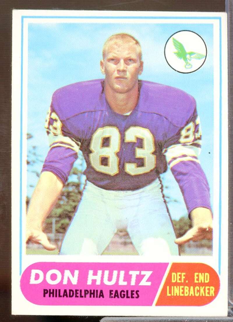 Don Hultz Rookie Card 1968 Topps #6  Image 1
