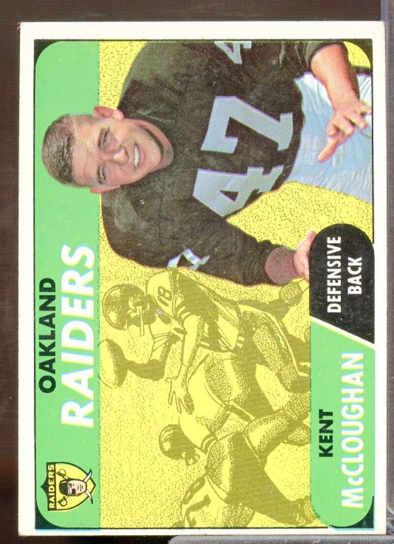 Kent McCloughan Card 1968 Topps #12  Image 1