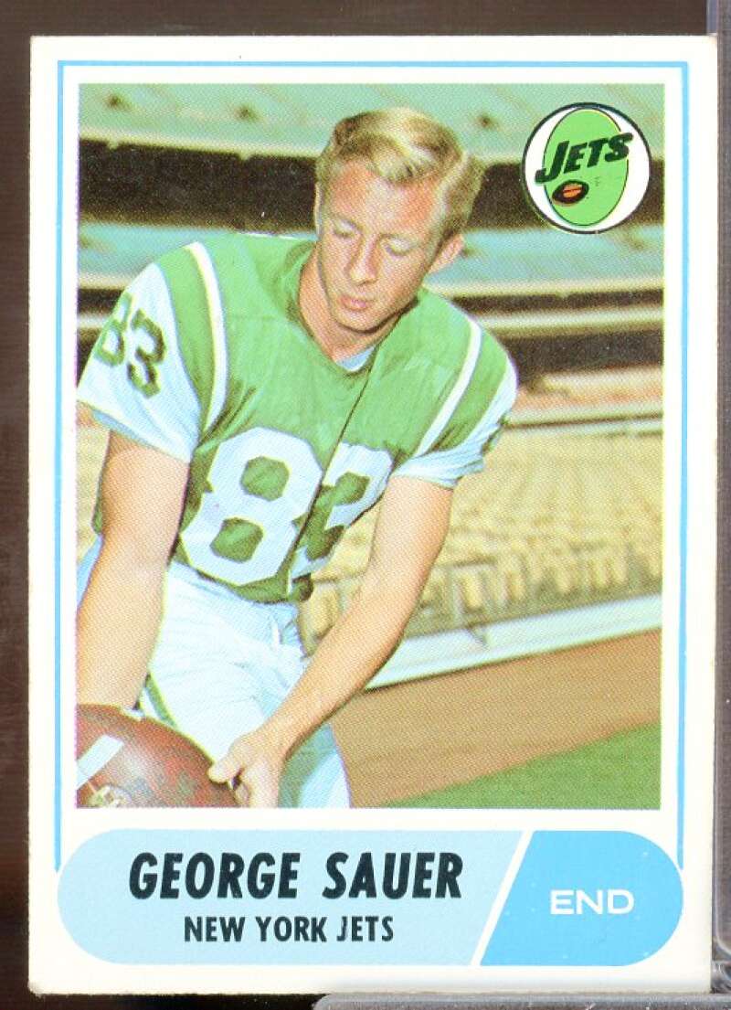 George Sauer Jr. Card 1968 Topps #13  Image 1