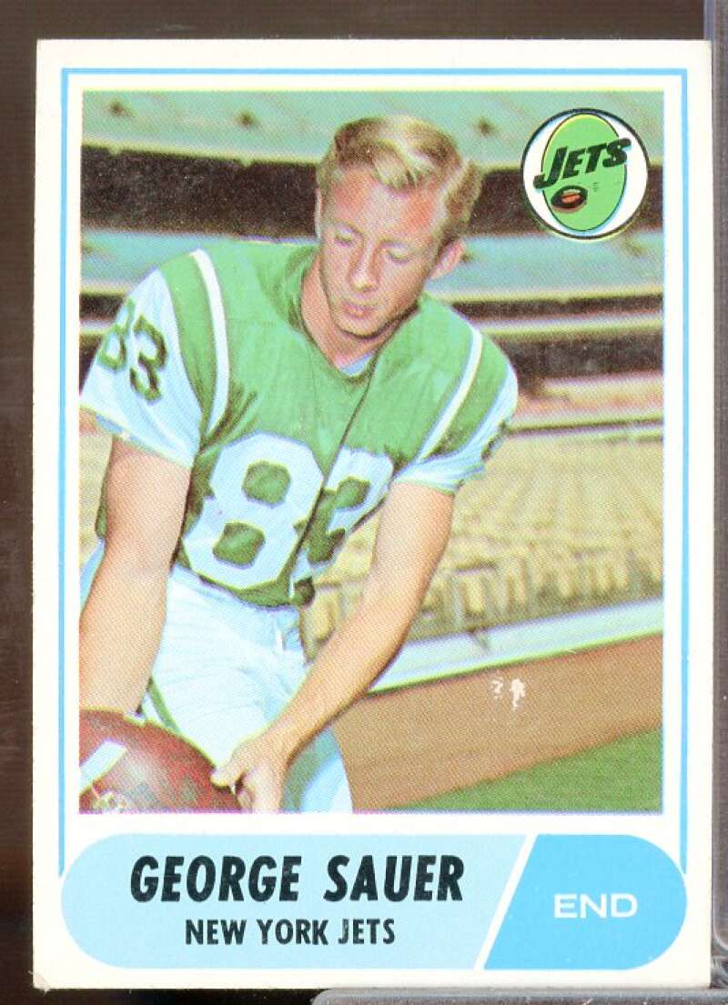 George Sauer Jr. Card 1968 Topps #13  Image 1