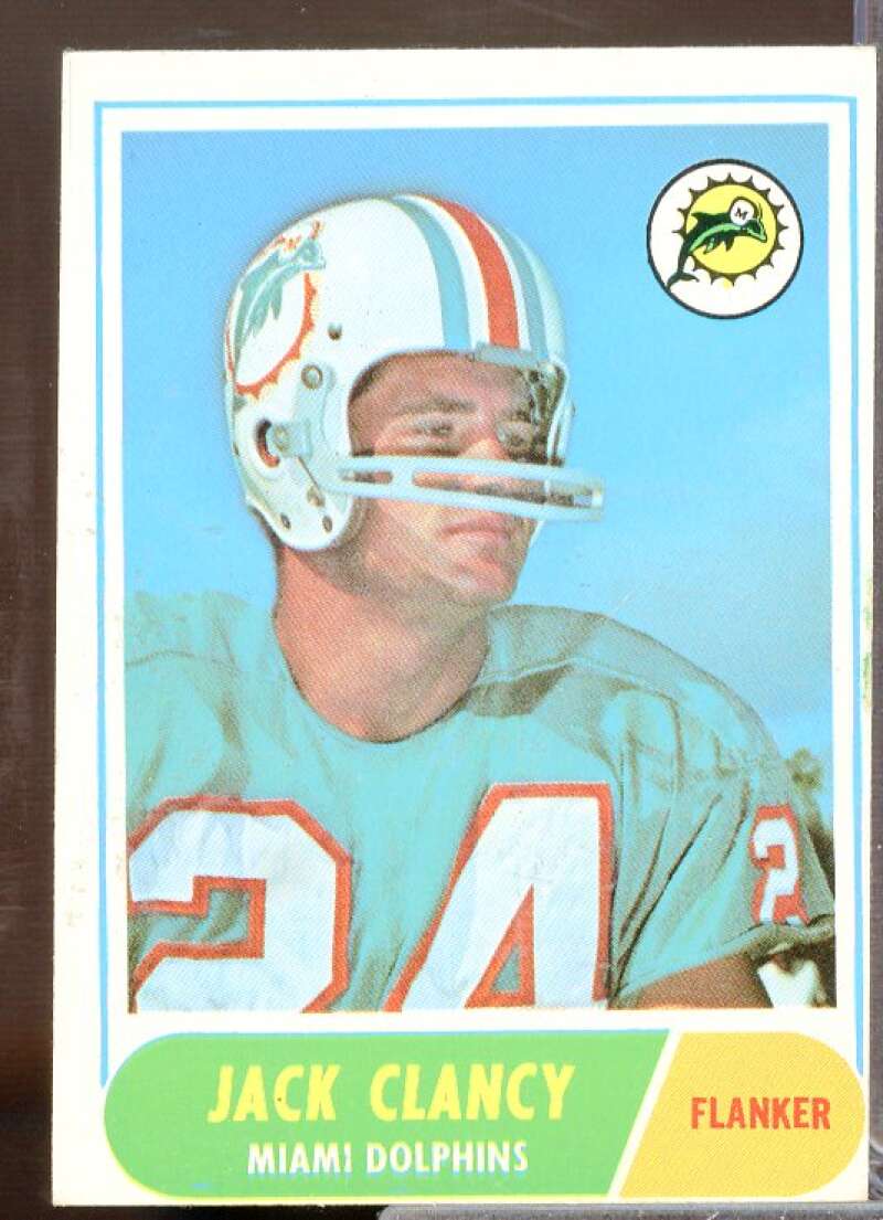 Jack Clancy Rookie Card 1968 Topps #14  Image 1