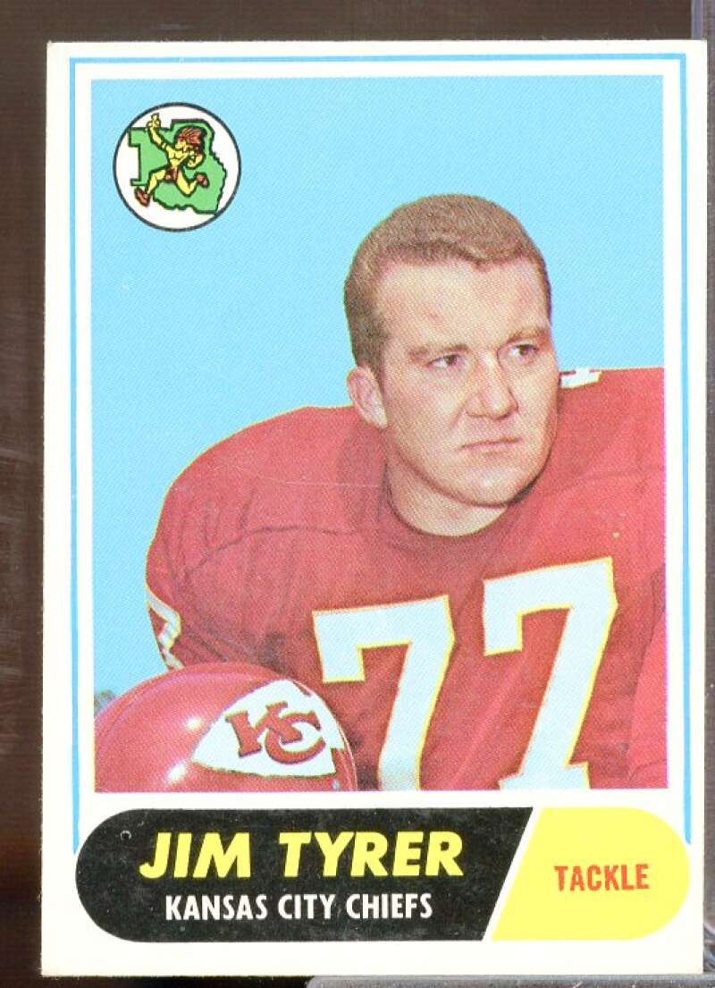 Jim Tyrer Card 1968 Topps #15  Image 1