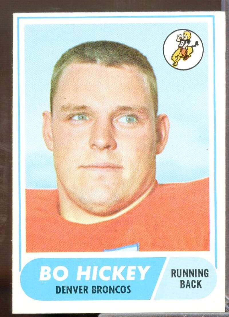 Bo Hickey Rookie Card 1968 Topps #17  Image 1