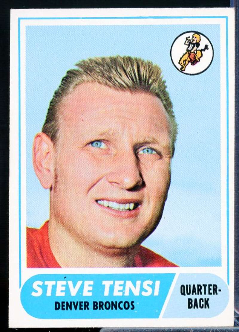 Steve Tensi Card 1968 Topps #69  Image 1