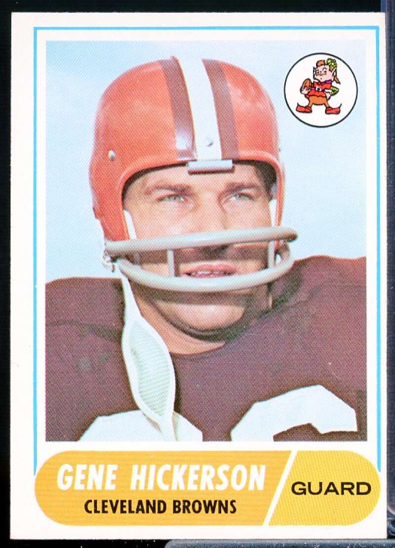 Gene Hickerson Card 1968 Topps #76  Image 1